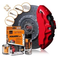 Kit peinture pour étrier - Rouge Racing - Foliatec