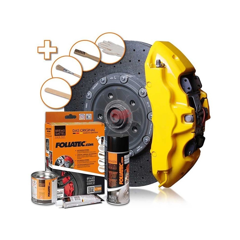 Kit peinture pour étrier - Jaune Speed - Foliatec