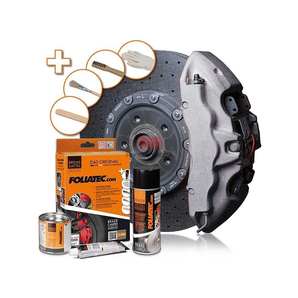 Kit peinture pour étrier - Argent - Foliatec