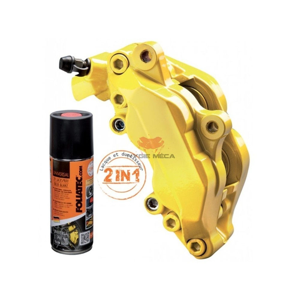 Peinture haute température JAUNE - Foliatec