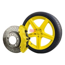 Peinture haute température JAUNE - Foliatec