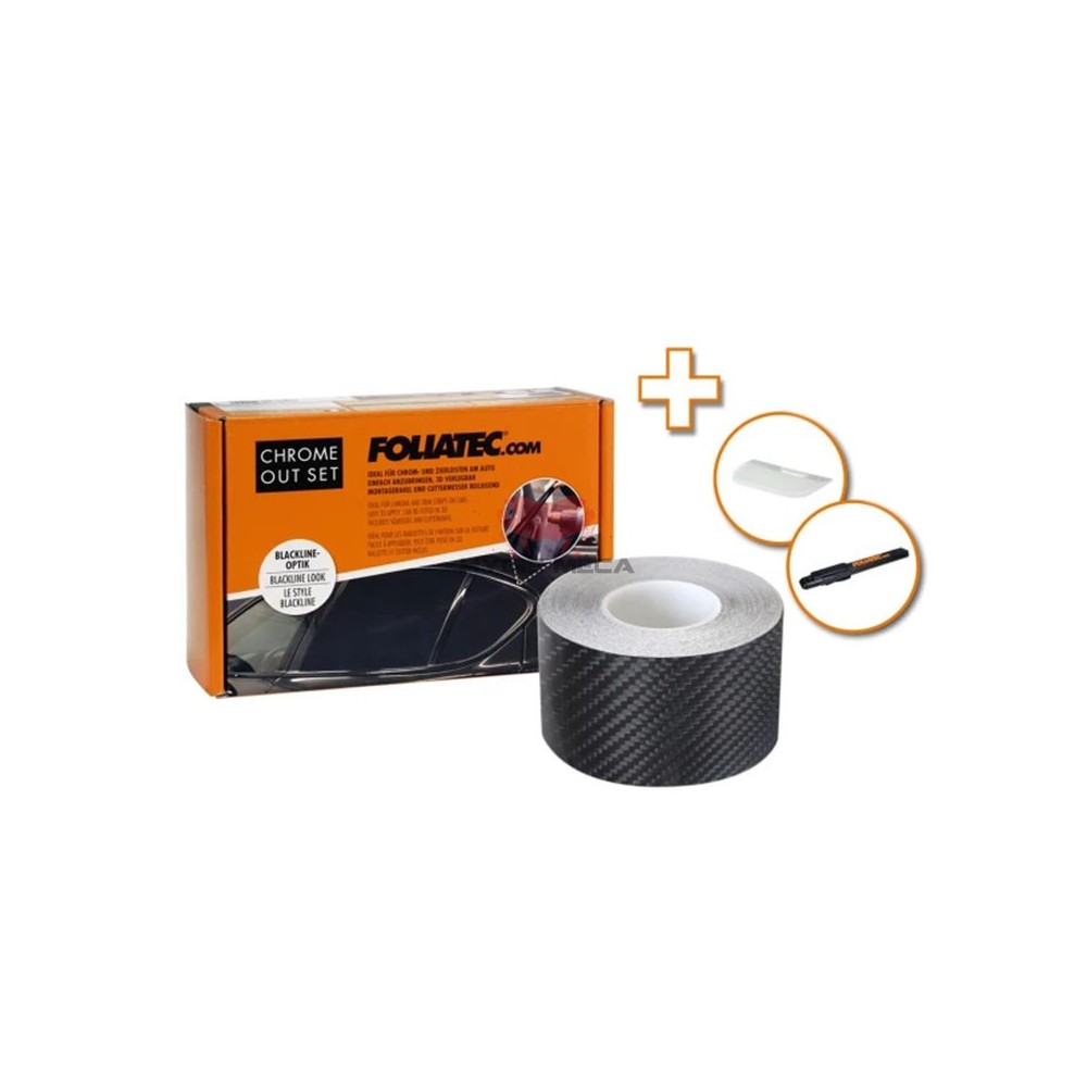 Chrome Out Set - Effet Carbon - Foliatec