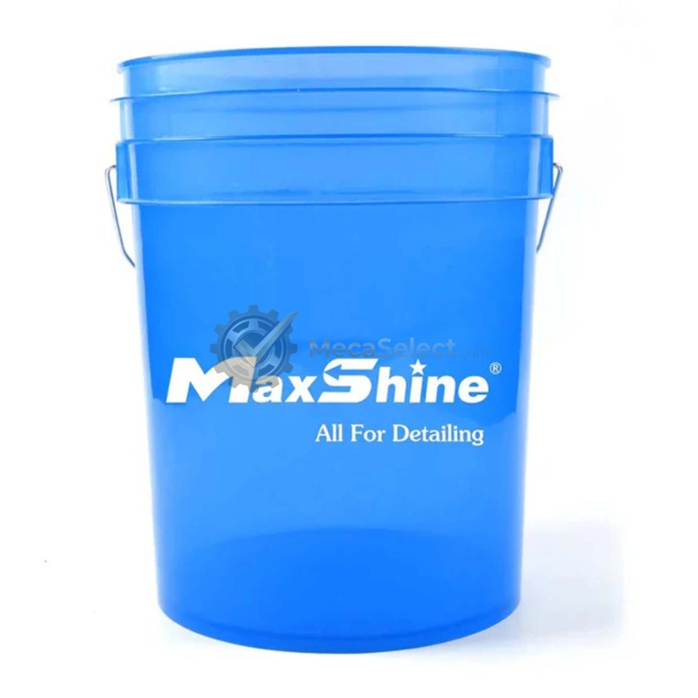 Seau transparent bleu - MaxShine