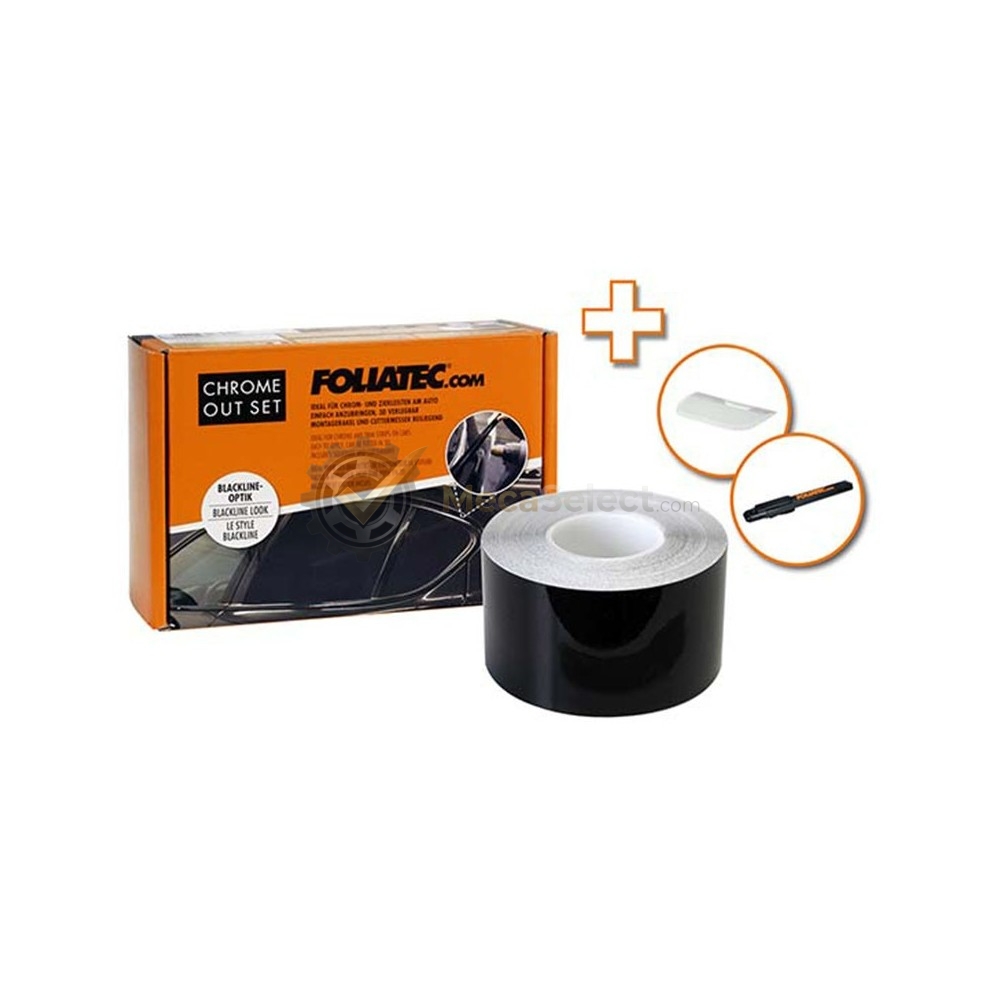 Chrome Out Set - Noir Mat - Foliatec