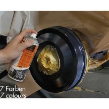 Peinture haute température BLEU - Foliatec