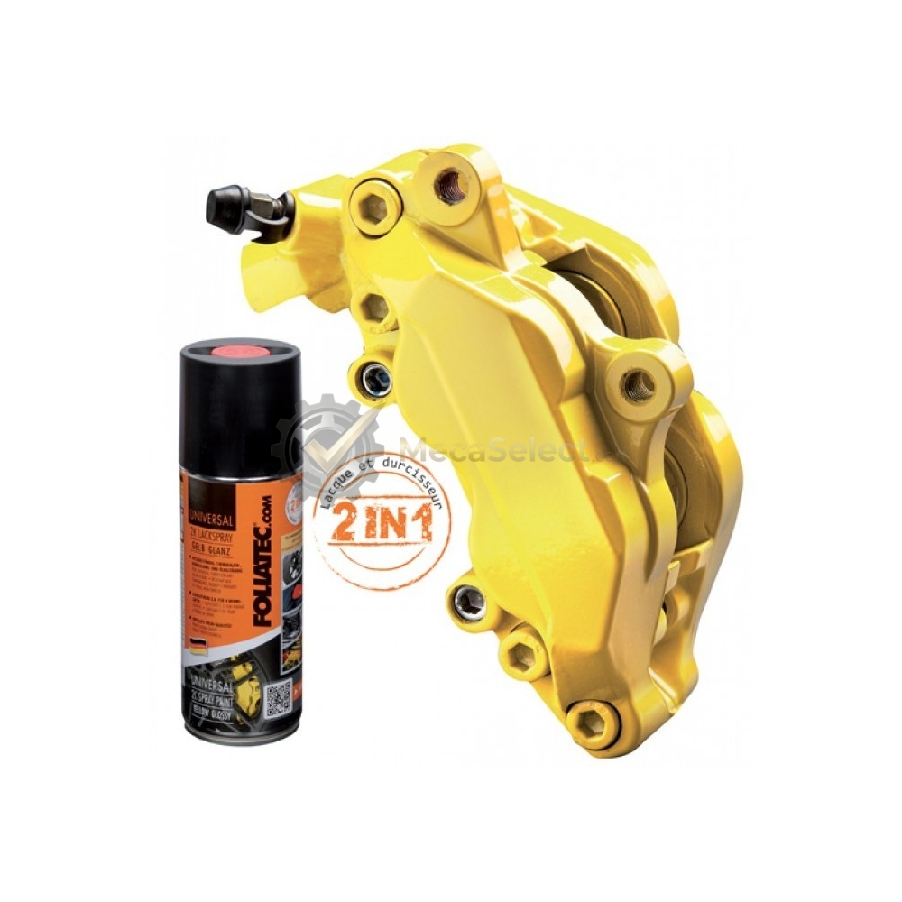 Peinture haute température JAUNE - Foliatec