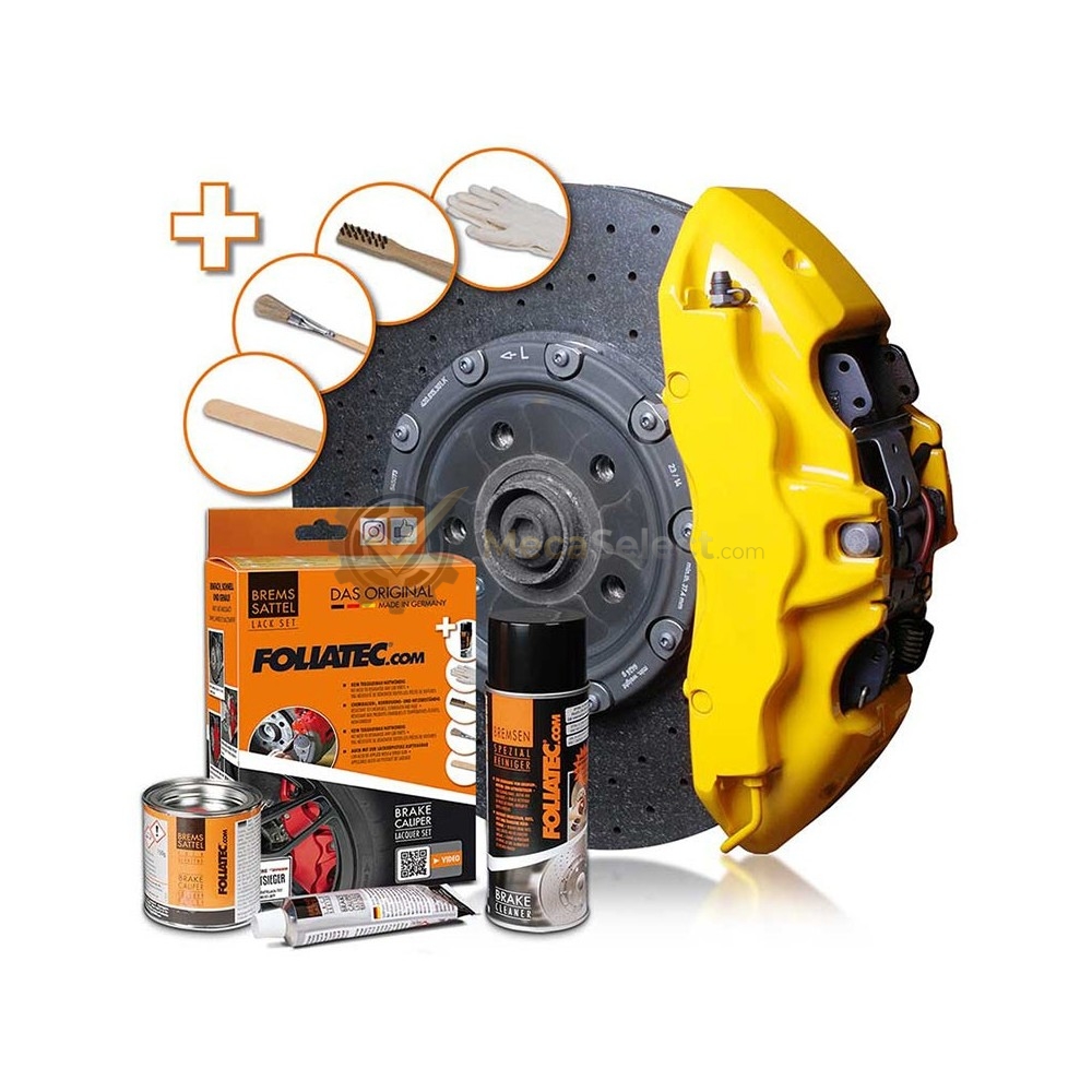 Kit peinture pour étrier - Jaune Speed - Foliatec