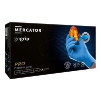 GoGrip gants nitrile ultra résistant BLEU - Mercator