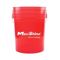 Seau transparent rouge - MaxShine