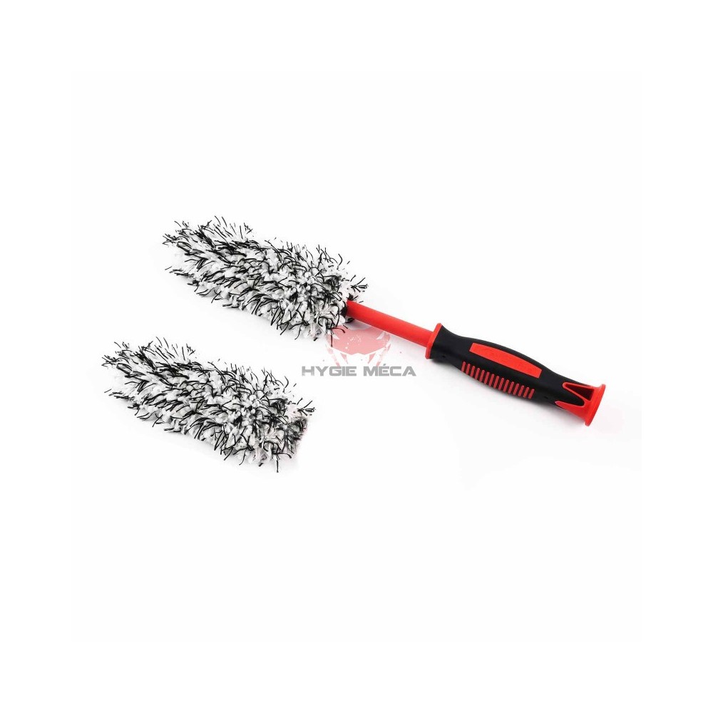 Brosse jantes plate microfibre amovible - MaxShine