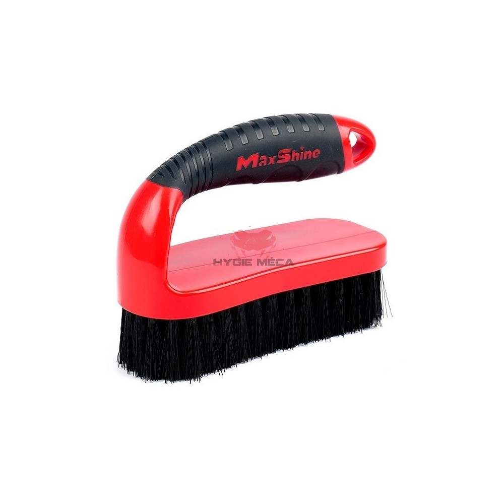 Brosse incurvée pneus & moquettes auto - MaxShine